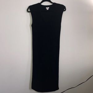 J. Crew Ribbed Knit V-Neck Sweater Dress